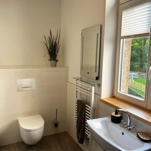 Fewo Müllers Büro Bad