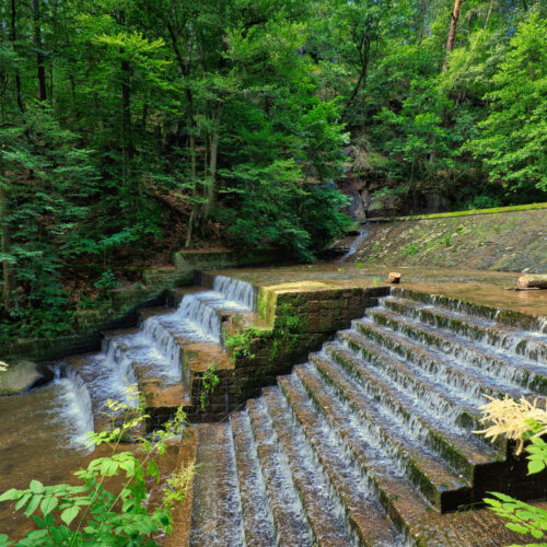 Wasserkraftwerk Lohmen in der Lohmener Klamm