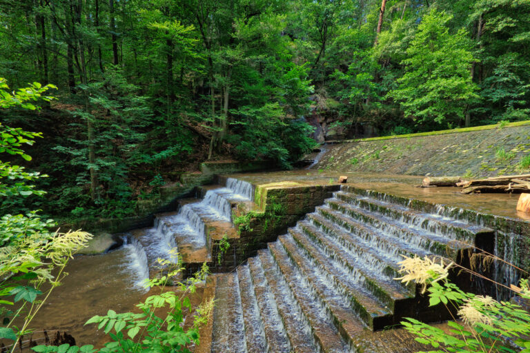 Wasserkraftwerk Lohmen in der Lohmener Klamm