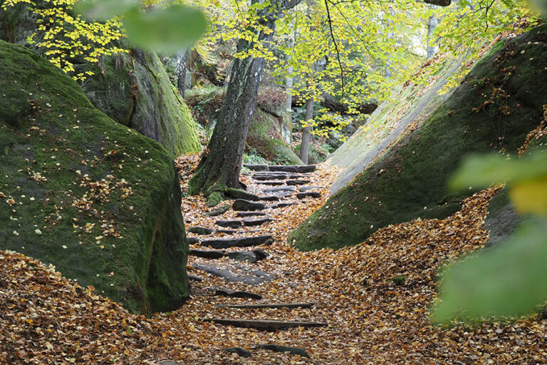 Wandern zum Steinernen Tisch
